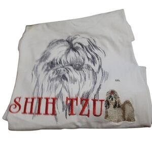 SHIH TZU T- SHIRT "GRS DOGS" dog lover XXL embroidered